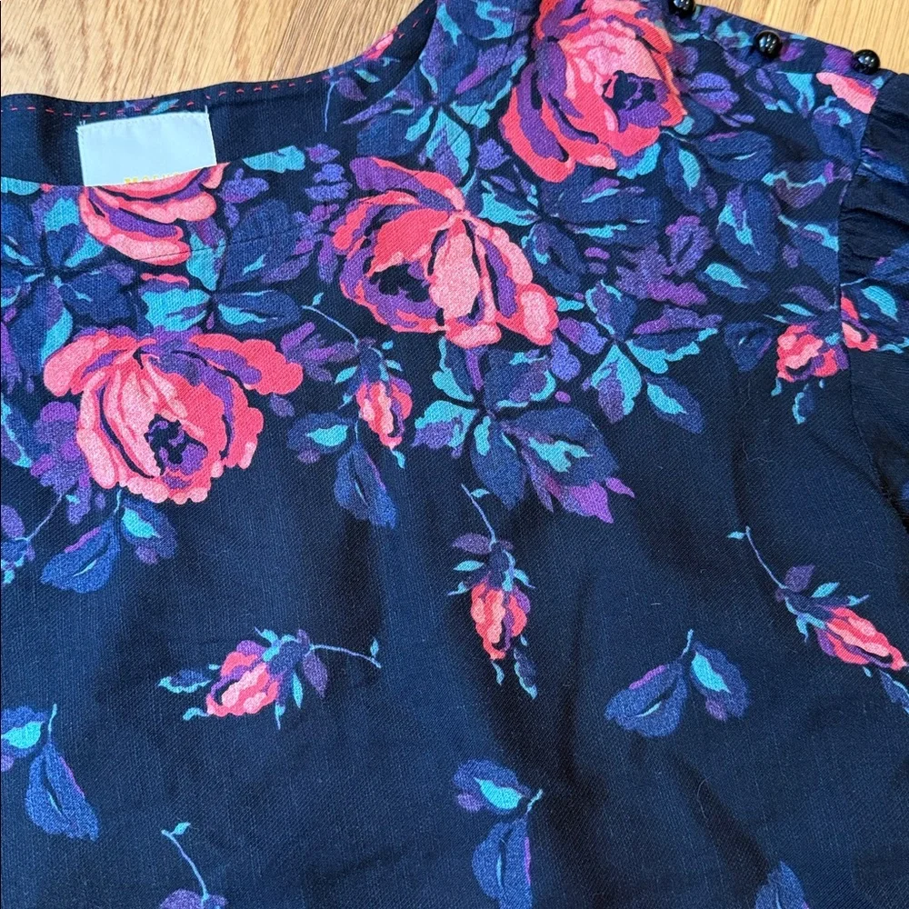 *Maeve Floral Long Sleeve Top Blouse Womens Small - Picture 3 of 9